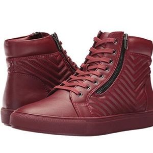 Steve Madden Men’s Red Punted Sneaker